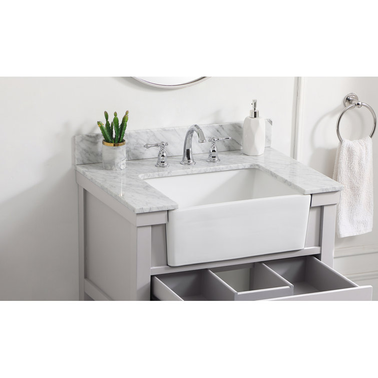 Symple Stuff Drage 30" x 4" Backsplash/Sidesplash Vanity & Reviews